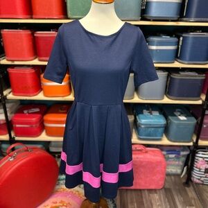 Forever 21 Blue and Pink Dress